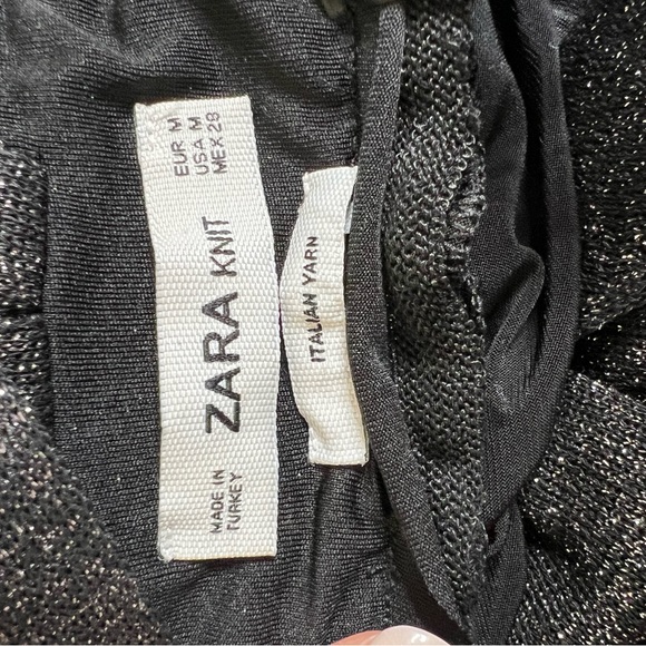 Zara limited Edition Women’s Italian Knit Metallic Maxi Dress - Picture 6 of 11